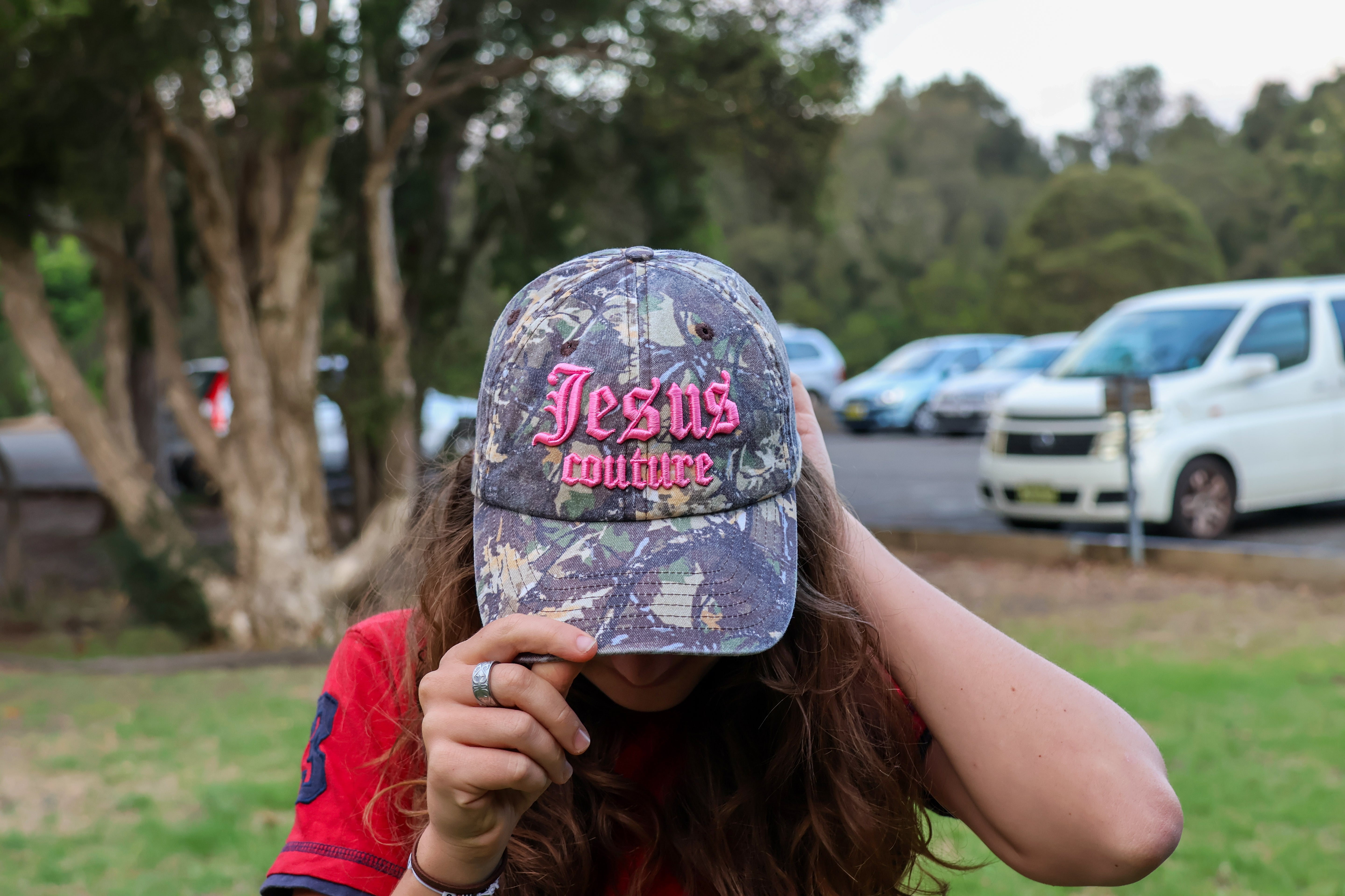 Jesus Couture - Camo DAD Hat.