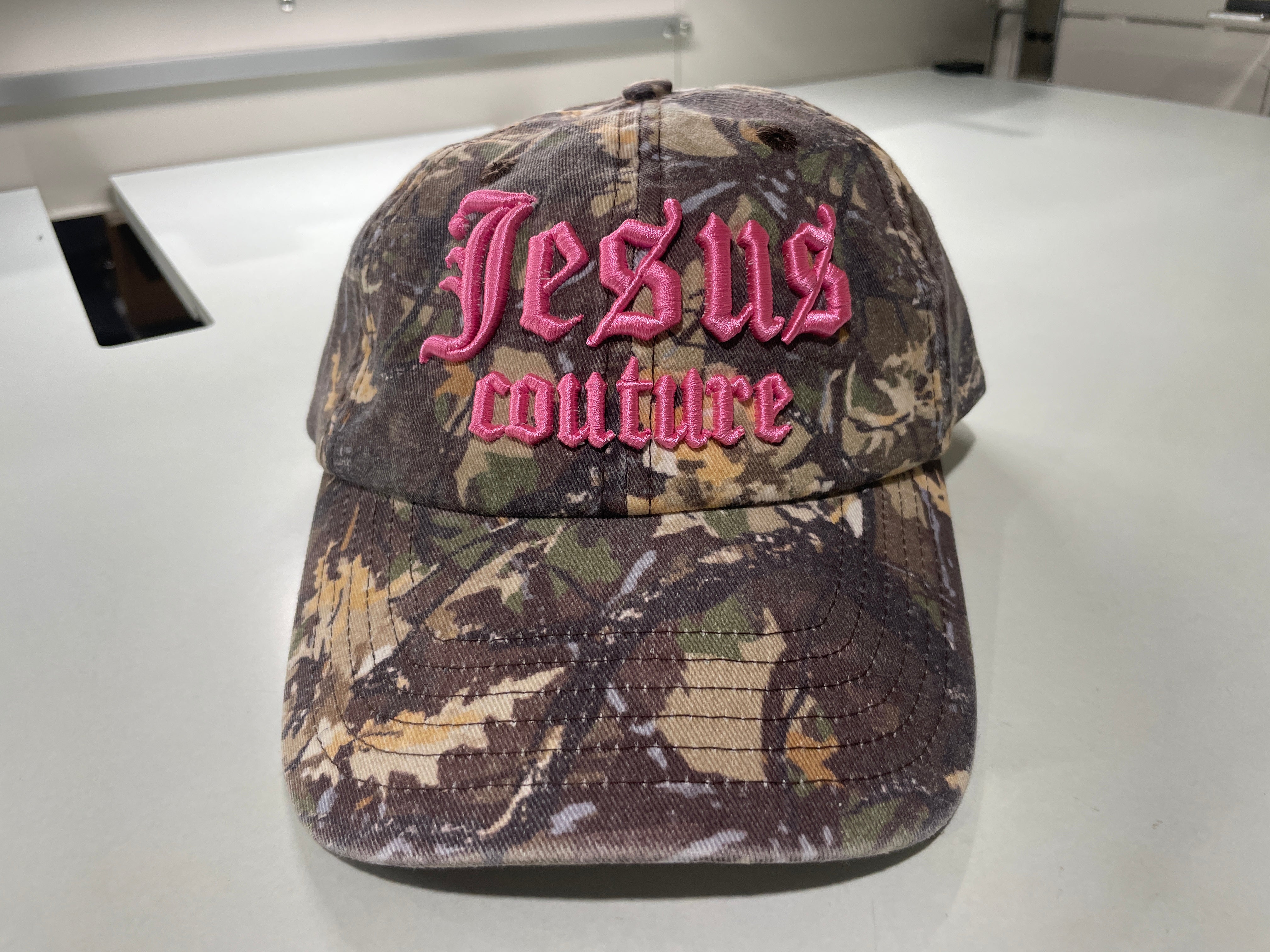 Jesus Couture - Camo DAD Hat.