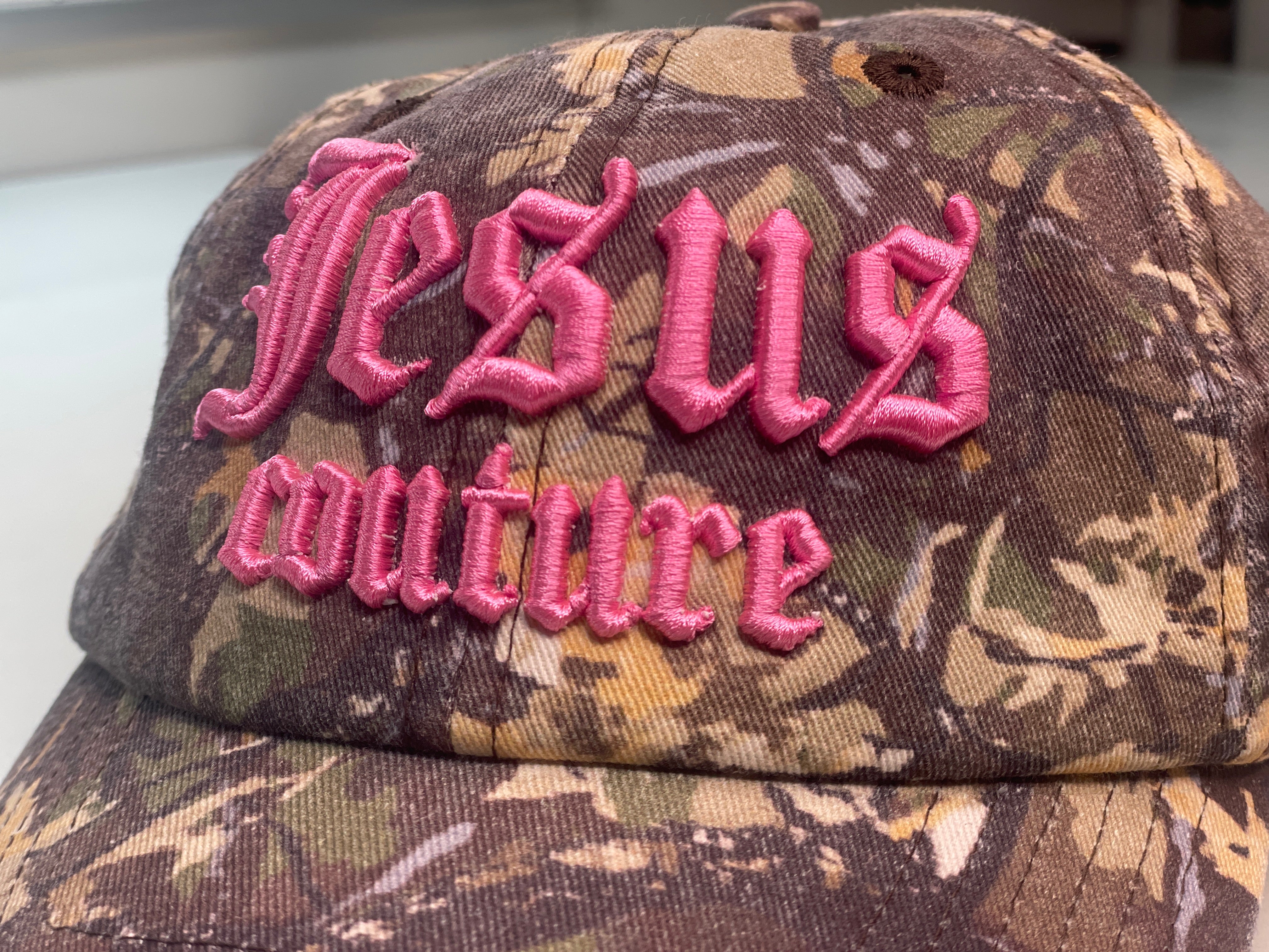 Jesus Couture - Camo DAD Hat.