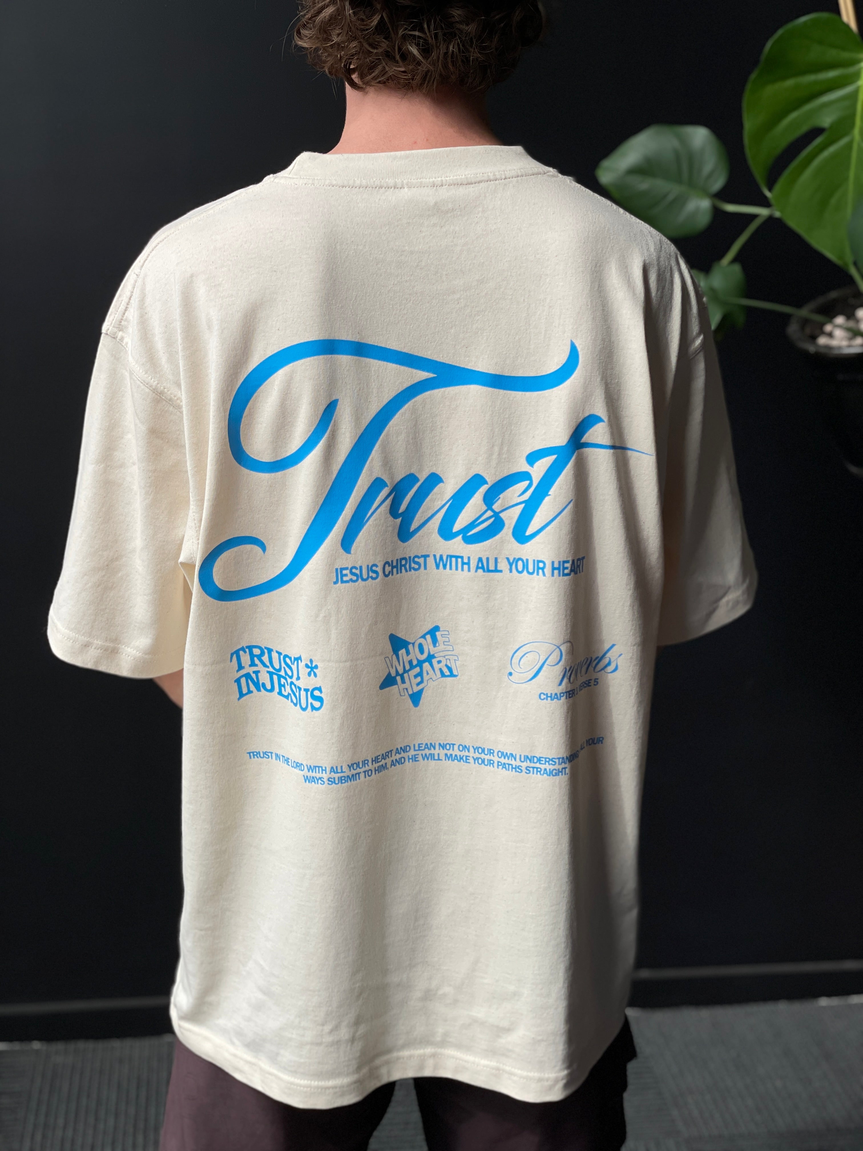 Trust Jesus - Organic Oversized Shirt
